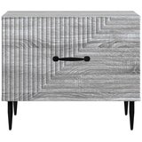  Klubska miza Siva Sonoma 49 x 50 x 40 cm Inženirski les, (5000295478) | Shoptok.si