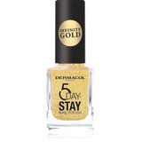 Dermacol Infinity 5 Day Stay dolgoobstojen lak za nohte odtenek 63 Gold 11 ml Cene