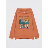 LC Waikiki Boys' Hoodie with Printed Long Sleeved T-Shirt Cene'.'