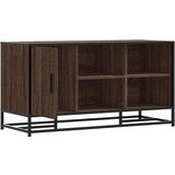  Klupa za cipele smeđi hrast Konstruirano drvo i metal Smeđa | shoptok.hr