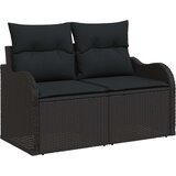  Garnitura za vrt Set od 9 Siva Ratan Garnitura za vrtni kutak | shoptok.hr