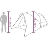 Šator s kupolom s krovom s pohranom Plava 455 x 252 x 178 cm | shoptok.hr