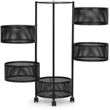  Organizator za kuhinjske police s rotirajućim policama, 5 razina, metal, ModernHome | shoptok.hr