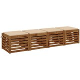  Jastučići za sjedenje SOEST 4 kom. 100% poliester Krem | Shoptok.si