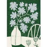 The Poster Club Plakat 30x40 cm Blue Flowers & Red Wine – | shoptok.hr