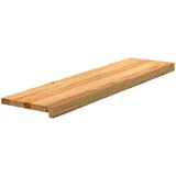 vidaXL Gazišta stepenice 2 kom svjetlosmeđi 100x30x2 cm masivna hrast | shoptok.hr