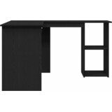 vidaXL Kutni stol Crni hrast 120 x 140 x 75 cm Konstruirano drvo | Eponuda.ba