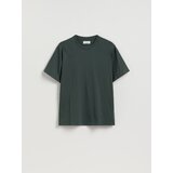 Reserved Regular majica kratkih rukava od pamuka - svjetlozeleno | shoptok.hr