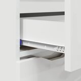  Kreveta Visoki sjaj bijela 100 x 30 x 65,6 Konstruirano drvo | shoptok.hr