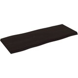 Stolna ploča tamnosiva 100x40x4 cm obrađena masivna hrastovina | shoptok.hr