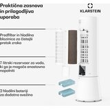 Klarstein Frost zračni hladilnik z vodnim hlajenjem | 200 m³/h | 7 l | 20 m² | 2 hladilna paketa | 4 načini | 45 W | Shoptok.si