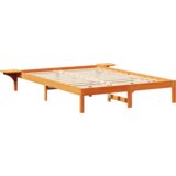  Konstrukcija postelje Voskast rjav 150 x 200 cm, (5000123556) | Shoptok.si