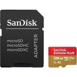 Sandisk Memorijska kartica Extreme Plus microSDXC 128GB, SDSQXBD-128G-GN6MA | shoptok.hr