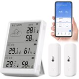CHATTHEN pametni wifi termometer in merilnik vlage za notranjo in zunanjo uporabo odprta embalaža cene