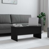  Stolić za kavu crni 102x50,5x46,5 cm od konstruiranog drva | shoptok.hr