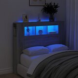  LED uzglavlje boja hrasta 120x18,5x103,5 cm konstruirano drvo | shoptok.hr