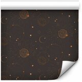  Tapeta - Night Sky - Artistic Composition of Suns and Planets on a Black Background. 50x1000 Premium | shoptok.hr