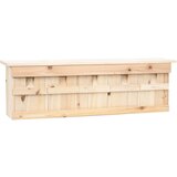 vidaXL Kućica za vrapce s 5 odjeljaka 68 x 15 x 21 cm od jelovine Cijene