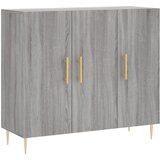 Maison Chic Komoda - Predalnik siva sonoma 90x34x80 cm konstruiran les, (21717626) Cene