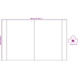 vidaXL Vodoodporna tarp Modra 460 x 240 cm | Shoptok.si