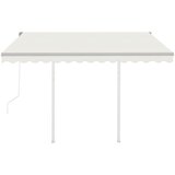 Avtomatsko zložljiva tenda s stebrički 3x2,5 m krem, (20728517) | Shoptok.si