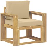  2 Komad Set vanjskih sofa Poliester Bijela i Bež | shoptok.hr