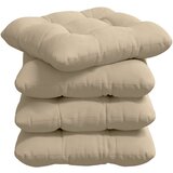 vidaXL Sedežne blazine 4 pcs krema 40 x 40 cm Mikrofiber tkanina, (5000111613) | Shoptok.si