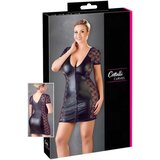 Cottelli Plus Size - mašna, haljina od čipke (crna) - 2XL | shoptok.hr