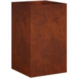  Vrtna saksija Rđa 30 x 30 x 40 cm Otporni čelik - Otporni čelik 30 x 30 x 40 cm 1 | shoptok.hr