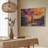  Slika - Autumn Sketches (1 Part) Wide 120x80 U prirodnom drvenom okviru | shoptok.hr