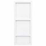  Niša za tuš s 3 odjeljka bijela visokog sjaja 41 x 99 x 9 cm | Eponuda.com