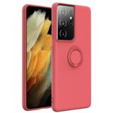 Onasi silikonski ovitek liquid ring za samsung galaxy S22 ultra 5G - pink | Shoptok.si