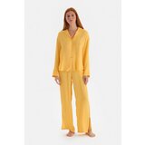Dagi Pajama Top - Yellow - Plain cene