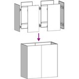  Sadilica boja hrđe 80x40x80 cm od pohabanog čelika | shoptok.hr
