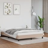 vidaXL Posteljni okvir kapučino 140x200 cm umetno usnje Cene