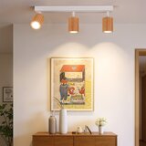  Brilagi - Stropno spot svetlo MODERN WOOD 3xGU10/8W/230V drvo/belo | Eponuda.com