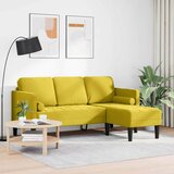  Set sofe s jastukom Žuta Poliester | shoptok.hr