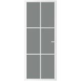  Unutarnja vrata 83 x 201 5 cm Bijela od ESG stakla i aluminija | shoptok.hr