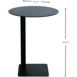 Spinder Design Jeklena okrogla stranska mizica ø 40 cm Sunny – | Shoptok.si