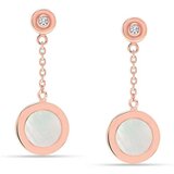 Bibei Uhani BIPE024-BAÑO ORO ROSA Pozlačena | Shoptok.si