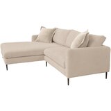 P & B SEDEŽNA GARNITURA, rebrasti žamet krem barve | Shoptok.si