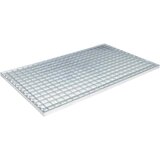  Rešetka Srebrna 80 x 50 x 2 cm Vruće pocinčani čelik | shoptok.hr