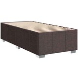  Box spring postelja z vzmetnico temno rjava 90x200 cm blago, (21306324) | Shoptok.si