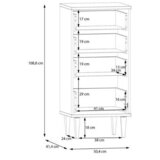 Zandiara Komoda Calasetta, Barva Hrasta | Shoptok.si