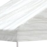  Sjenica s krovom bijela 8,92 x 5,88 x 3,75 m polietilen Slike