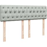  Krevet s oprugama i madracem svjetlosivi 140x200 cm baršunasti | shoptok.hr