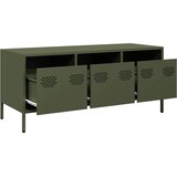  TV ormarić maslinastozeleni 101,5 x 39 x 43,5 cm čelični Zelena | shoptok.hr