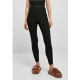 Urban Classics Women's leggings with ribbed knit black