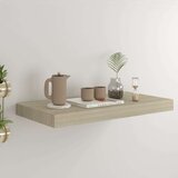 vidaXL plutajuća zidna polica boja hrasta 50 x 23 x 3,8 cm MDF Cijene