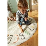 Lorena Canals Kremno bela bombažna otroška igralna preproga ø120 cm ABC Color and Letters – | Shoptok.si
